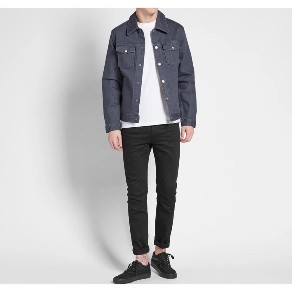Acne Studios Ace Stay Cash Black Slim Jeans Mens 34x32 Denim Pants‎ GG21